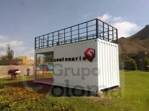 Venta de contenedores marítimos adaptados para oficinas modulares en Perú