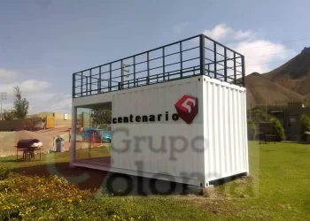 Venta de contenedores marítimos adaptados para oficinas modulares en Perú